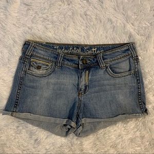 Industrial Cotton Juniors Blue Jean Shorts